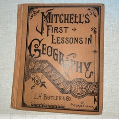 1891 First Lessons In Geography For Young Children – Mitchell – HB – Color Maps