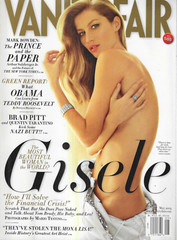Vanity Fair Magazine Gisele Bundchen Barack Obama Inglourious Basterds 2010