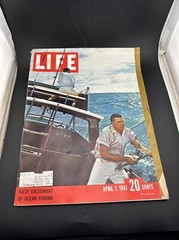 Life Magazine 1961 Apr 7 Salty Excitement of Ocean Fishing