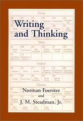 Writing and Thinking Hardcover Norman, Steadman, J. M. Foerster