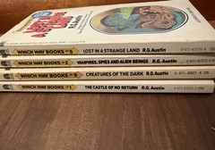 Which Way Books by R.G Austin Lot Of 4 Books 1980s Mixed Lot