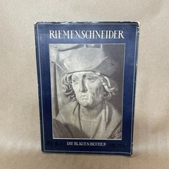 Riemenschneider Die Blauen Bucher fine art sculpture renaissance book Germany