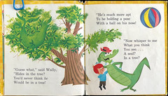 WALLY GATOR ~ childrens 1st ed Little Golden Book & Whitman Tell-A-Tale Book set
