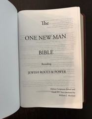 One New Man Bible Revealing Jewish Roots and Power by William J Morford 2011