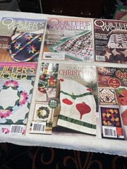 Lot of 6 Quilters World Magazines 2003-2015 Very Good Condition