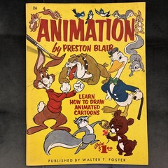 Vintage 1950s Walter T Foster How To Draw #26 – Animation by Preston Blair