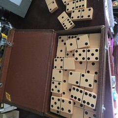 Lowe Domino Set Vintage Book Vol 931 Butterscotch Color