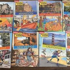 Highlights Which Way USA Lot of 20 State Books Most Maps Included