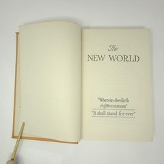 The New World Book 1942 Vintage Watchtower Jehovahs Witnesses