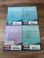 Lot Of 4 Who HQ Books Where Is, What Is, What Was, Paperback Biographies