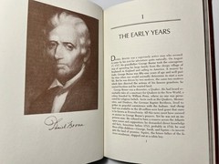Life Adventures Daniel Boone 1992 Easton Press Leather American West Pioneer