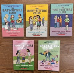 The Baby-Sitters Club Graphic Novels LOT #1-5: Raina Telgemeier & Gale Galligan