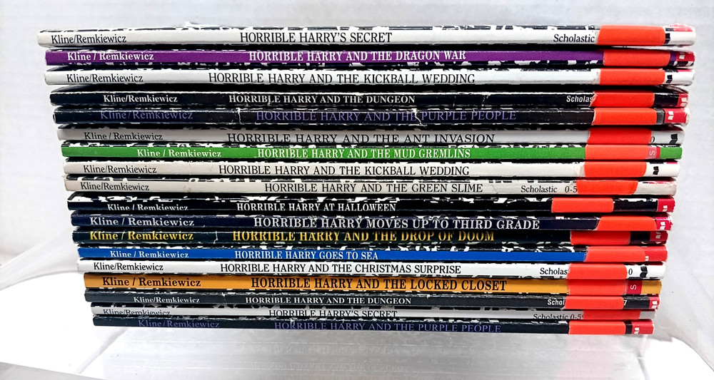 Suzy Kline Horrible Harry Series Scholastic Paperback Chapter Books LOT OF 18