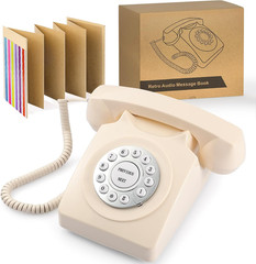 Audio Guest Book Wedding Phone, Record Guest Messages, Retro Audio Guestbook for
