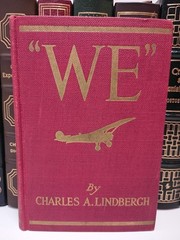 WE Charles Lindbergh First Edition 1927 Putnam Spirit of St Louis Red Gold VG