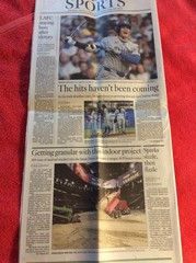 LA TIMES SPORTS SECTION JULY 11 2025 DODGERS SHOHEI OHTANI DAVE ROBERTS