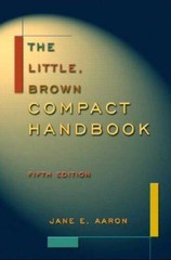 The Little, Brown Compact Handbook, Fifth Edition – Plastic Comb – GOOD