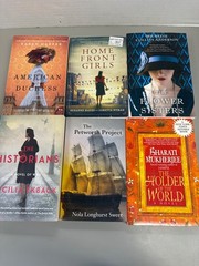 Historical Fiction Lot of 6 Trade Paperbacks (See Photos for Titles)
