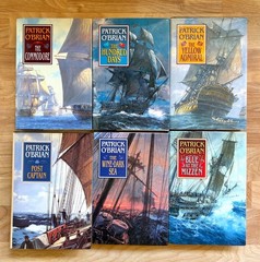 PATRICK O’BRIAN Lot of 6 ALL Hardcovers w/ DJs, Norton Aubrey Maturin Series