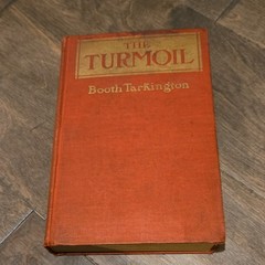 Rare Booth Tarkington The Turmoil Illustrated Cloth 1915 early edition antique