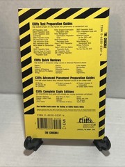 Lot of 9 – Cliff Notes – Various Titles (See Description)