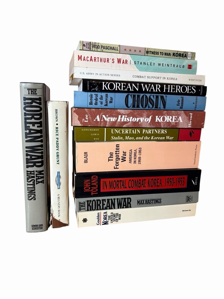 Korean War 13 Book Lot Toland Hastings Blair Weintraub Lee HC & PB