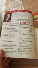 Reader’s Digest Magazine August 2005