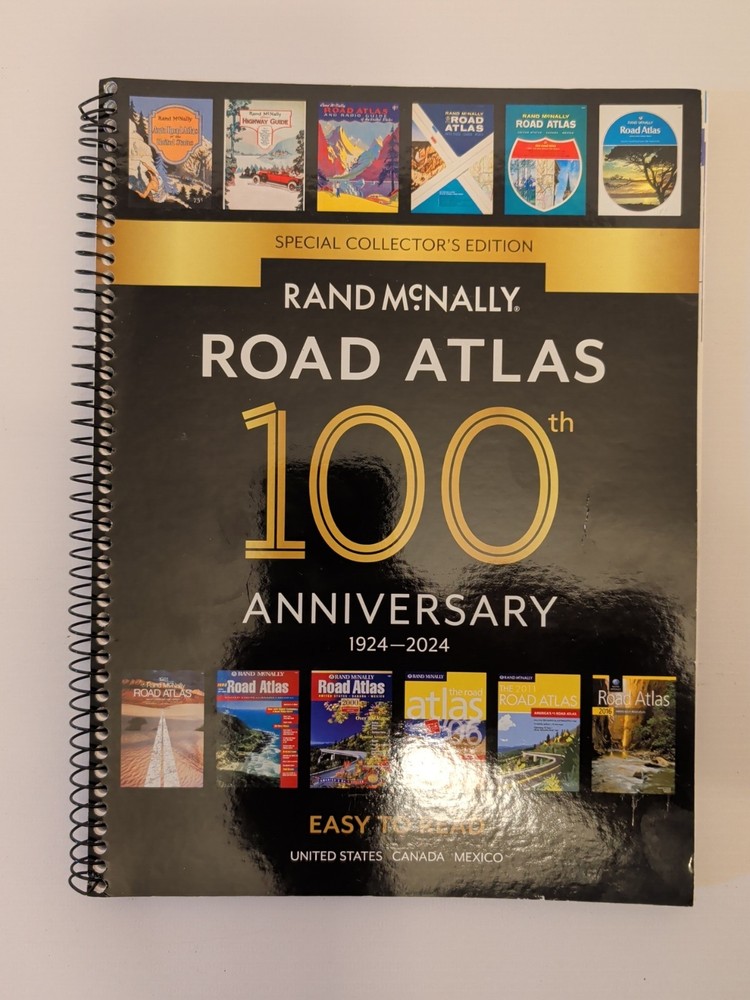Rand McNally 2024 Midsize Easy to Read – 100th Anniversary Collector’s Edi…