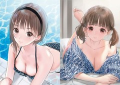 BLUE REFLECTION Second Light Tie Official Visual Collection Art Book Japan NEW