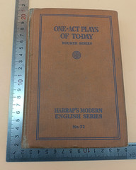 One-Act Plays Of To-Day Fourth Series J W Marriott HB 1948 George G Harrap