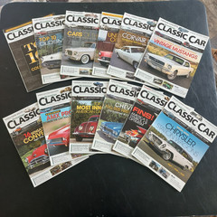 HEMMINGS CLASSIC CAR MAGAZINE YEAR 2013 Complete Year LOT OF 12