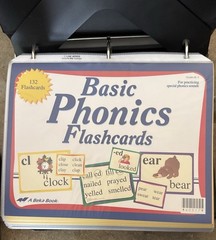 ABEKA Basic Phonics Flashcards Homeschool Curriculum, Loose Leaf In Binder, K-3