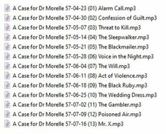 A CASE FOR DR MORELLE 13 Classic Radio Shows OTR MP3 On USB Flash Drive