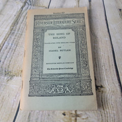 1932 Riverside Literature Series 157 The Song of Roland by Isabel Butler