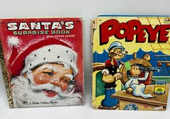 Lot Of 8 Children’s Books Raggedy Ann Popeye Santa’s Toy Shop