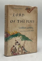 Vintage Lord Of The Flies William Golding Coward-McCann HC Tan DJ 1962 USA