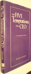 The Five Temptations of a CEO: – Hardcover, by Lencioni Patrick M. – Very Good u