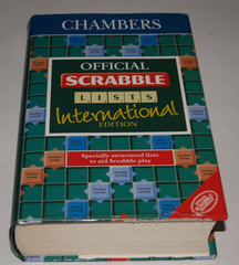 Chambers Official Scrabble Lists International Edition