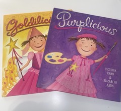 Purplicious & Goldilicious by Victoria & Elizabeth Kann (Hardcover)