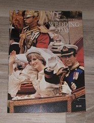 1981 Prince Princess WALES Souvenir Book WEDDING DAY British Royalty Charles Di