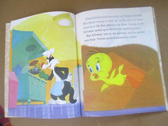 Vintage Looney Tunes Sylvester & Tweety 2 HC Books Plush & PVC Figures