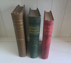 A Christmas Carol Etc. Charles Dickens Lot Of 3 Antique Victorian Books G Eliot
