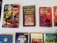 Lot Of 11 Very Vintage Sci-fi Books. Good Legible Reading. Issac Asimov