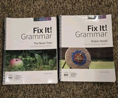 Fix It! Grammar: the Nose Tree, Teacher’s Manual; Robin Hood Teachers Manual