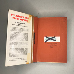 Planet of the Apes Pierre Boulle 1963 Vanguard Press HC Ex-Library DJ