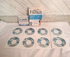 Instant Immersion French by Topics Entertainment 8-Disc CD-ROM Set Excellent