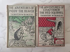 Thornton W. Burgess Early Lot of 6 Children’s Books Little Brown Co, Gollancz