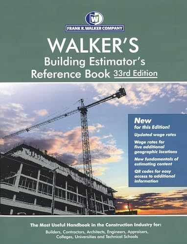WALKER’S Building Estimator’s Reference – Paperback, by Frank R. Walker – New h