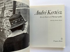 ANDRE KERTESZ ~ Sixty Years of Photography 1978 Paperback Edition