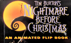 1993 Nightmare Before Christmas Tim Burton Flip Book First Edition p1